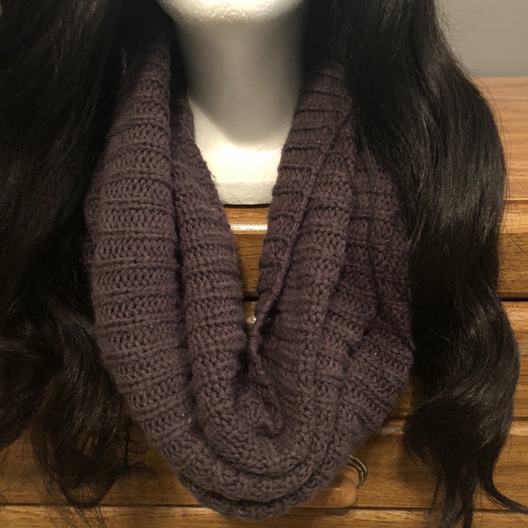 Black/Brown Infinity Scarf - Picture 3 of 3